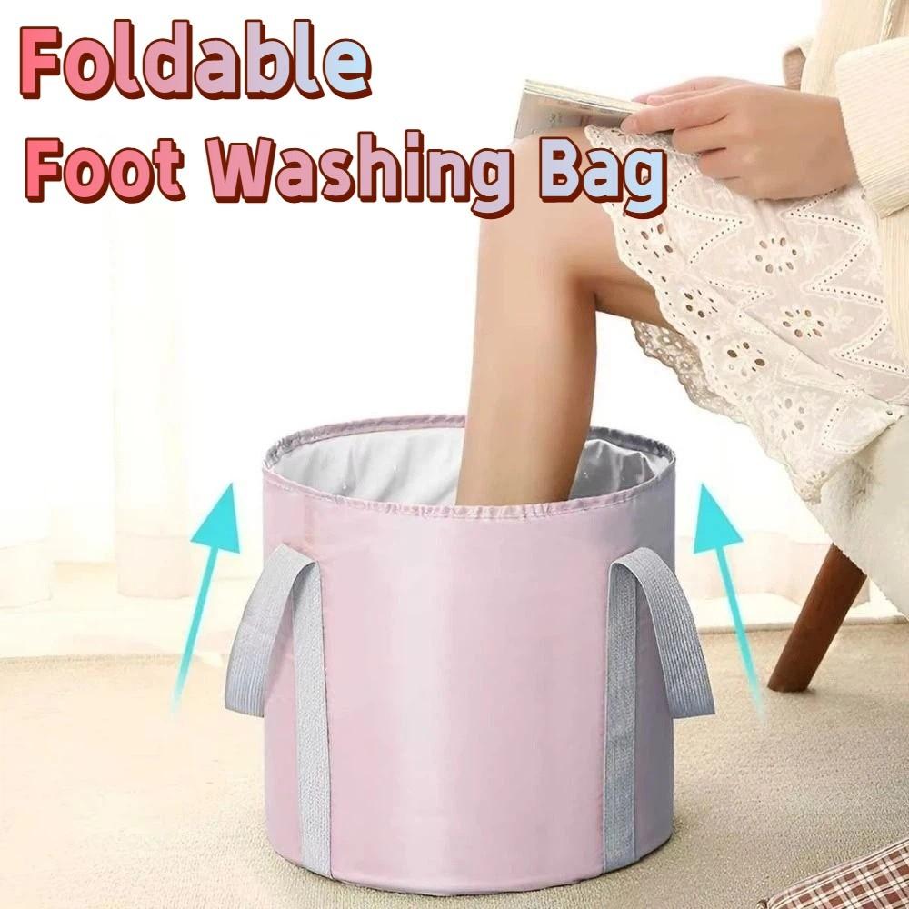 Anti-Leak Foldable Foot Washing Bag Thickened Bucket for Soaking Feet  Household Supplies