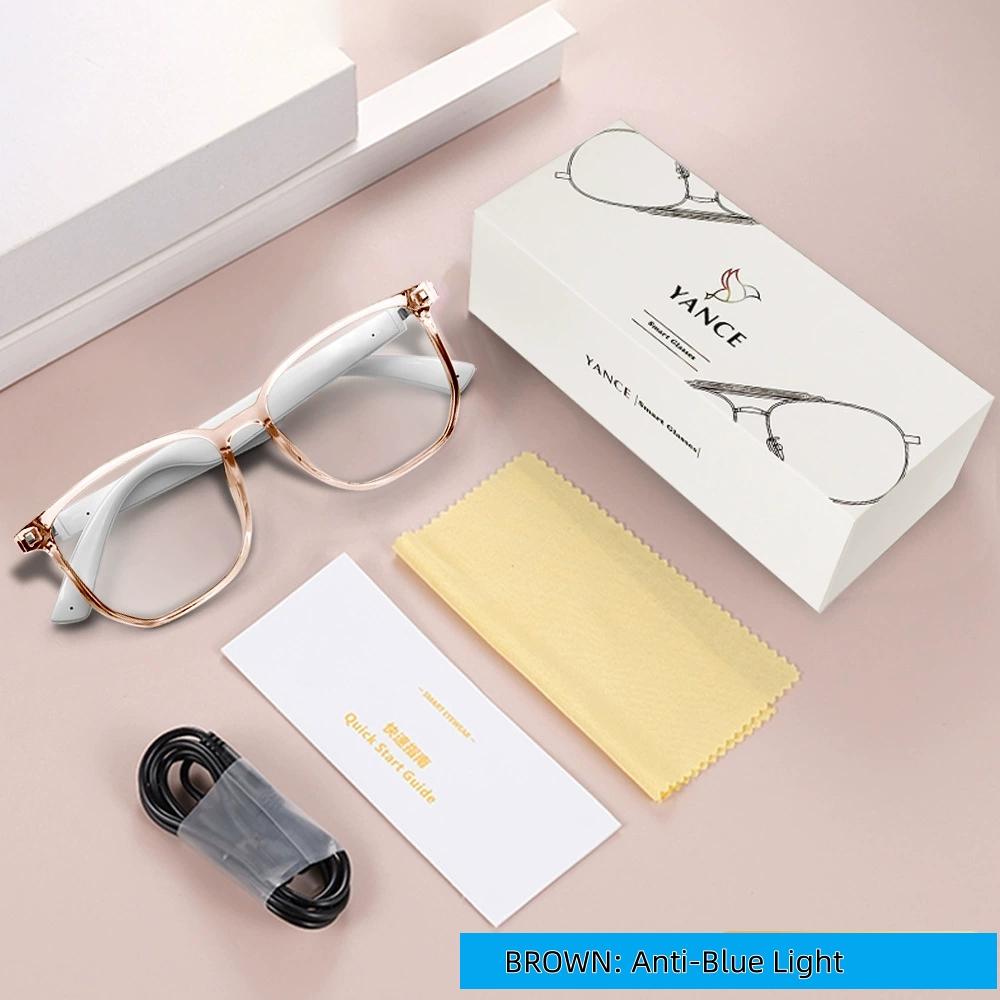 Smart Glasses Bluetooth Wireless Call Multifunktionale Anti-Blaulicht-Verfärbungsgläser Sonnenbrille zum Radfahren Bergsteigen