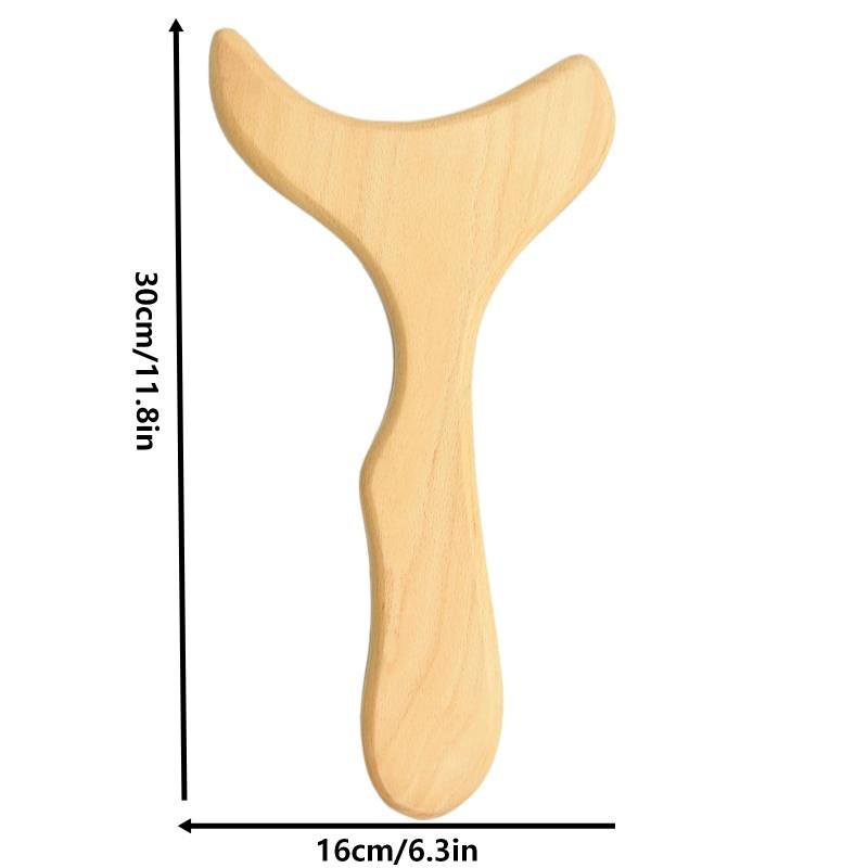 Wood Craft Massage Tools 3 Piece Wooden Gua Sha for Lymphatic Drainage Effective Deep Tissue Body Massage