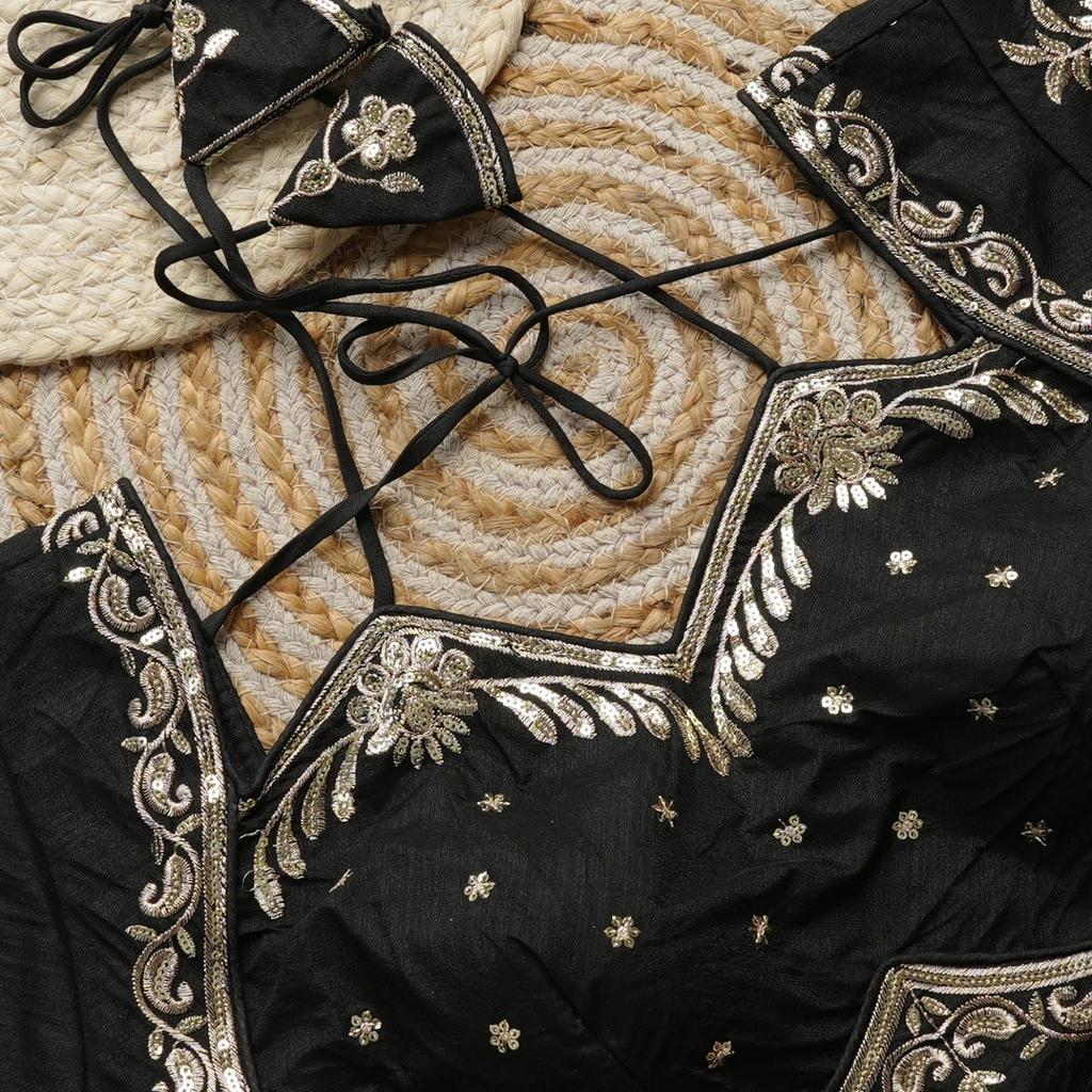 Women's Wedding Party Wear Silk Choli Indian Bollywood Ethnic Readymade Blouse