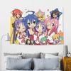 Colorful Anime Girl Tapestry Bedroom Decoration Wall Hanging Blanket Tapestry Cool Stuff For Room