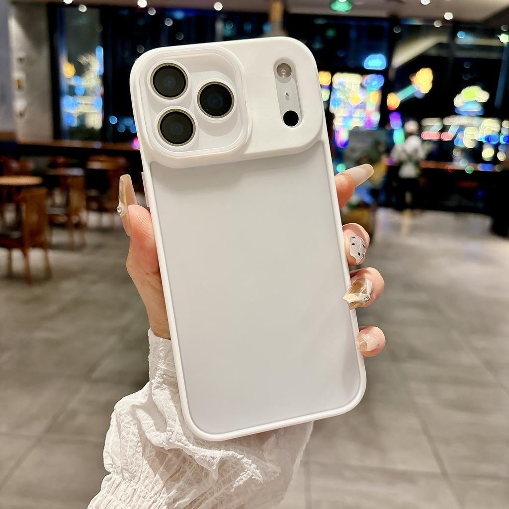 Luxury Shockproof Frosted Matte Phone Case For iPhone 17 15 14 13 12 11 Pro Max Plus Air Lens Glass Protective Cover Funda Coque