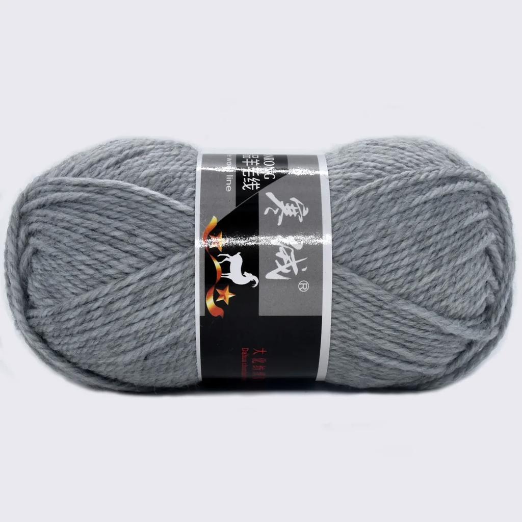 6 stk Supertykt Ullgarn 300g (10.56oz) for Strikking & Hekling Rask DIY Chunky Teppe Sjal Skjerf Ullbukser Tykt Håndverksgarn