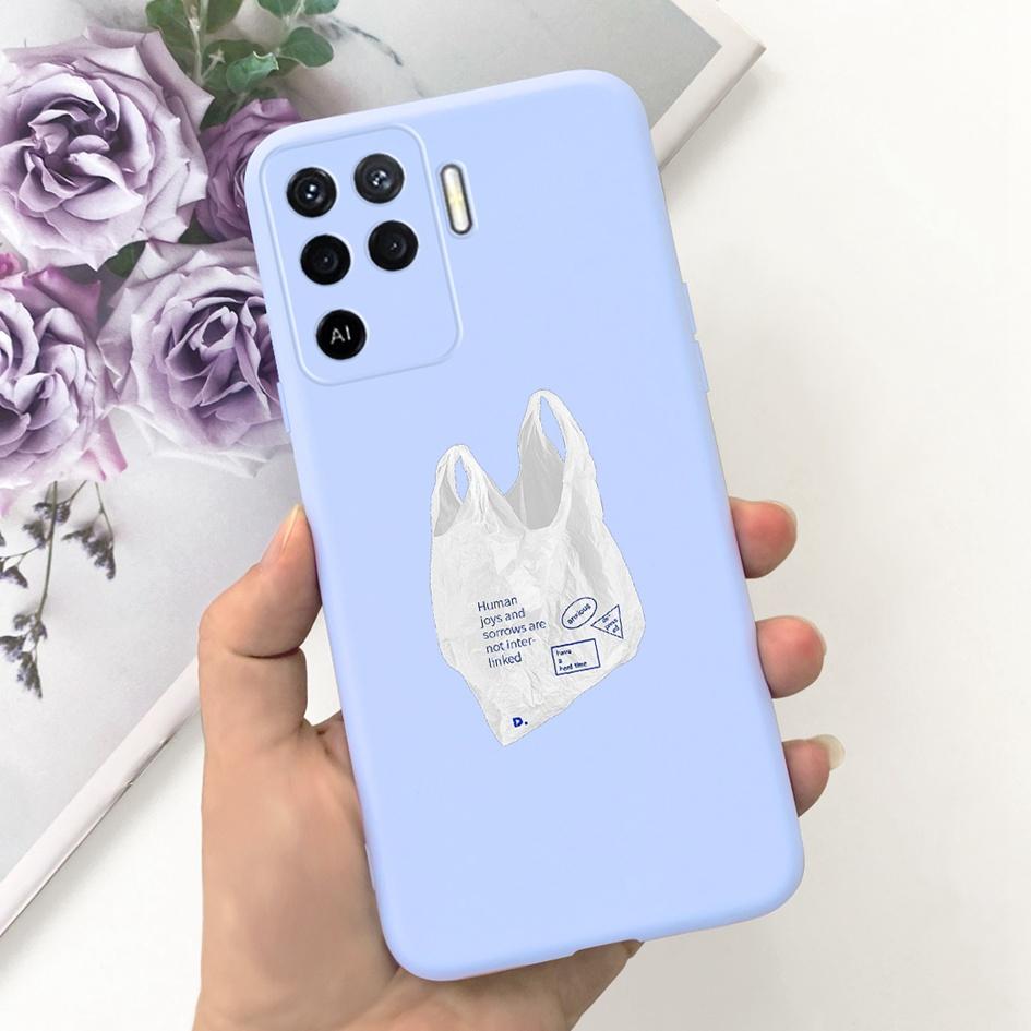 For OPPO Reno 5 Lite Case CPH2205 Popular Flower Soft Silicone Back Cover For OPPO A94 5G CPH2211 A 94 Reno 5Z Reno5 Lite Bumper