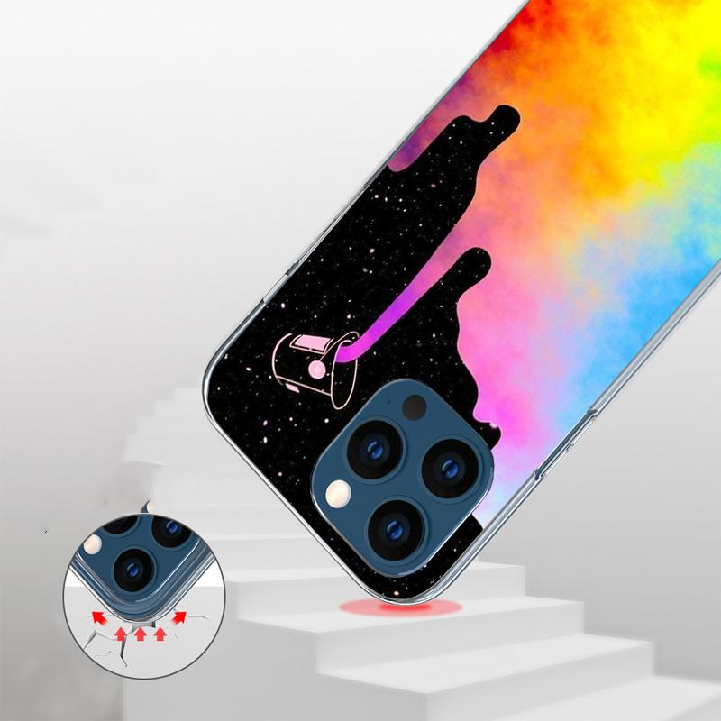Liebe Ist Liebe LGBT Regenbogen Handyhülle Für iPhone 17 Air 16 Pro Max 16E 15 + 14 Plus 11 12 13 Mini 7 8 SE Geschenk Druck Abdeckung Fundas