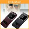 For Samsung S6 S7 S7edge S6edge Leather Phone Case With Shockproof Dual Window Flip Cover For Home And Travel