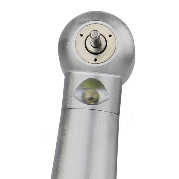 Dental LED E-generator Push Button High Speed Handpiece Air Turbine Triple Water Spray Hand Piece 4hole 2hole