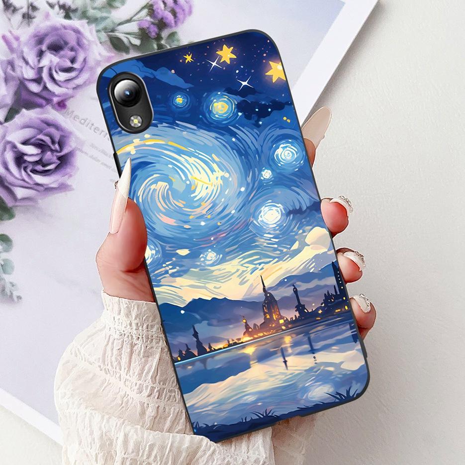 For ZTE Blade A3 2019 Case Blade A3 Lite Stylish Painted Cover Soft Silicone Phone Case For ZTE Blade A5 2019 A32019 Fundas Bags