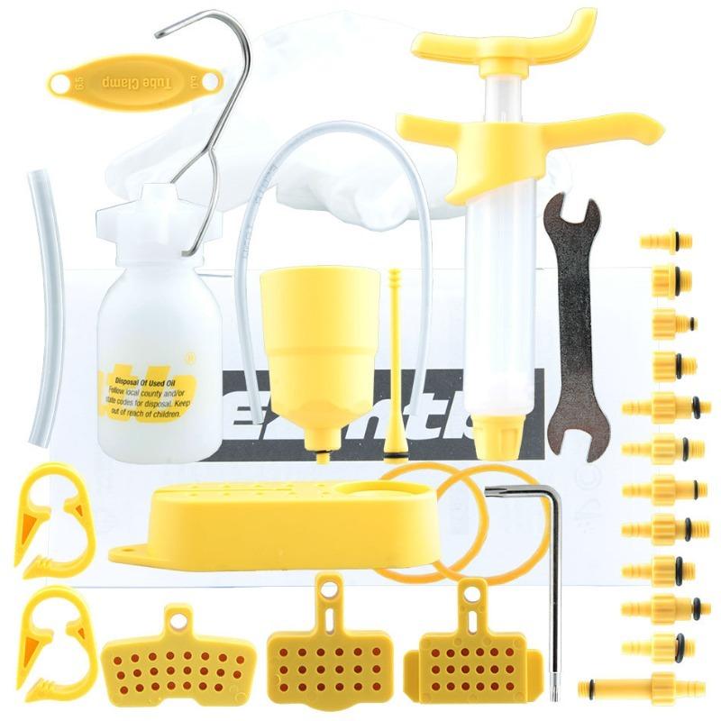 Universal Bike Hydraulic Disc Brake Bleed Kit Multi-tool Set for Mineral Oil Change Professional Cycling Maintenance Equipment