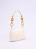 Bohemian Pvc Sequin Embroidered Crossbody Bag For Daily Use