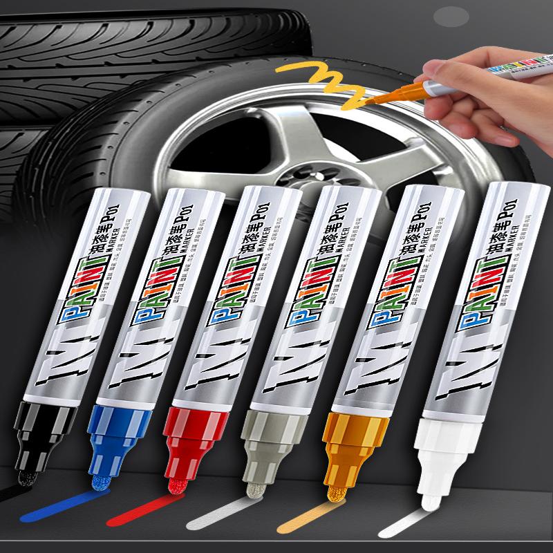 1Pcs Vehicle Touch-Up Paint Tyre Oily Markers Quick Drying Signature Pen Waterproof Marker Paint Pen Stationery Supplies