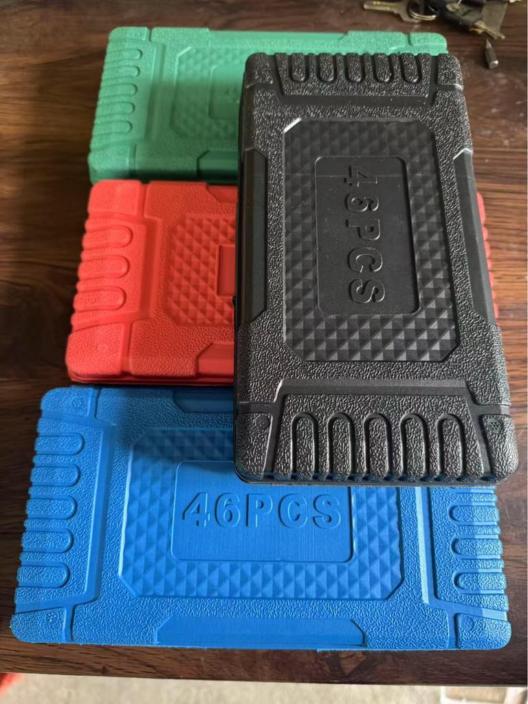 46-Piece Auto Repair Tool Set with Ratchet Wrench & Socket Bits