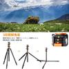 Concept S254T 49cm Horizontal Inverted Center Adjustable Low Center of Quick Nut Lock K&F Tripod, 238cm, 4-Section, Axis, Bird's-Eye View, 360-Degree