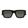 Gucci Logo Detail Irregular Shape Sunglasses Men Sunglasses Black GG1668S-001