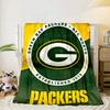 Green Bay Packers Fan Gear Portable Blanket/Soft Blanket Bedding Blanket Suitable for Travel Camping Living Rooms Offices Sofas Fan Gifts