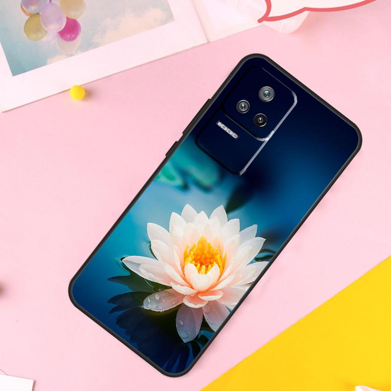 Summer Lotus Case For Xiaomi 14 Ultra 13 11T 12T 13T Pro 12 Lite POCO X6 Pro M6 X3 X4 X5 M5s F3 F5 Cover