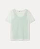 MIXXO Mesh Layered Short Sleeve T-Shirt_Miwhwg48Ss