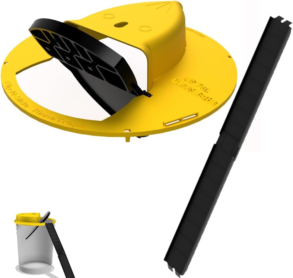 

Mouse Trap Bucket Flip Lid for 5 Gallon Bucket Humane Mouse Trap Mice Trap Rat Trap Indoor / Outdoor / Patio / Chicken Coop