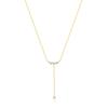 S925 Sterling Silver Stylish And Simple Single Row With Diamonds Y-Shaped Versatile Collarbone Chain Necklace V-Neck Thin Necklace