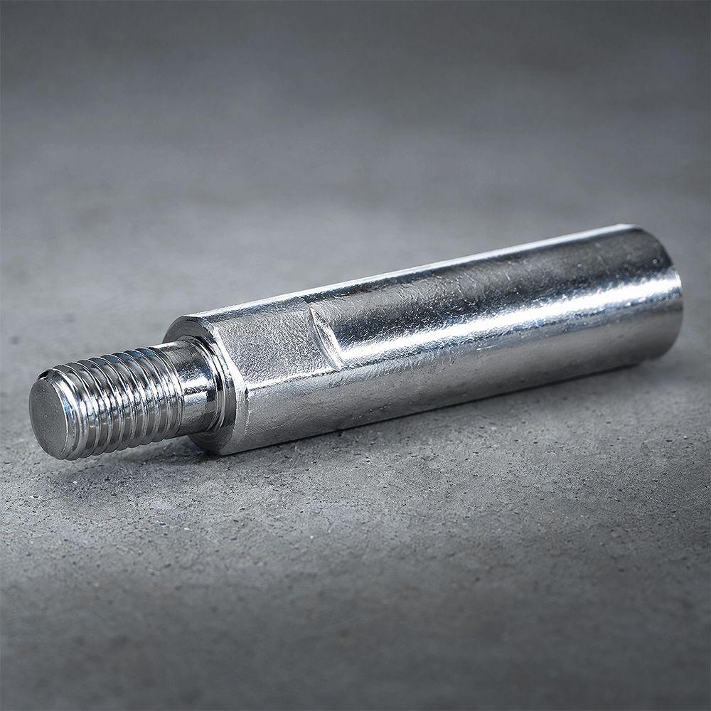 2SET 45 steel Angle Grinder Extension Rod Silver Rotary Polisher Extension Connecting Rod Set