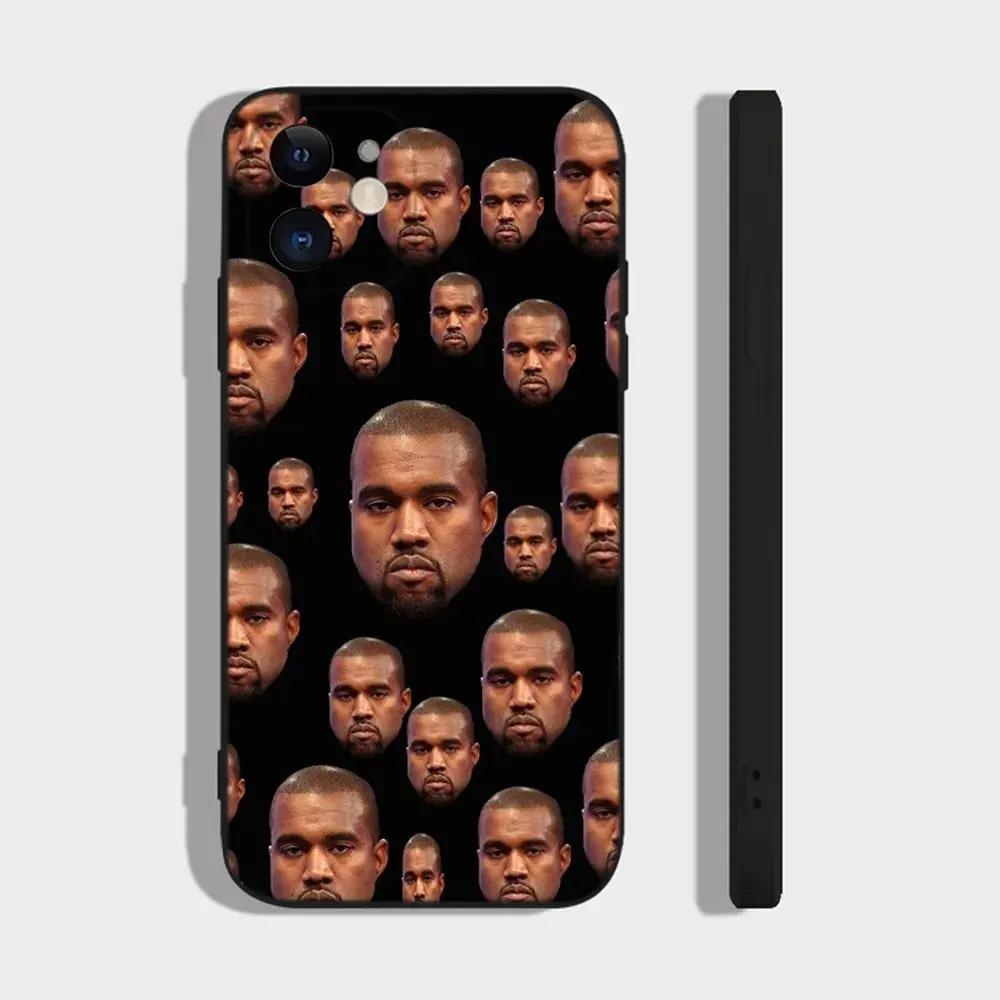 Funny Singer Kanye West Ye Phone Case For iPhone 17 16 15 14 13 12 11 Pro Max Mini SE 7 Plus Air Shockproof Silcone Soft Cover