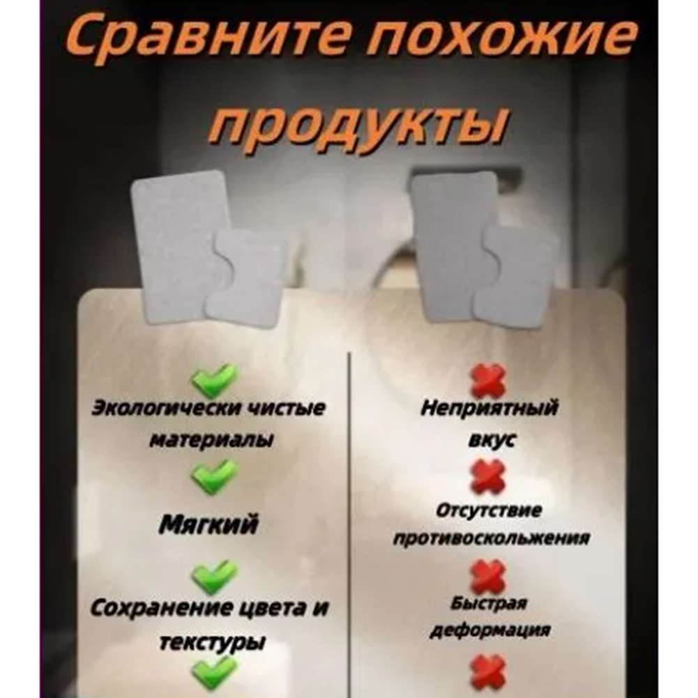 Memory Foam Bath Mat Bath Mat Set Stone Embossed Mat