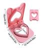 Sandwich Cutter And Sealer Set,Heart-Shaped Sandwich Maker With Seal Edge