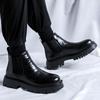 Chelsea Martin boots men's 2025 winter new high-top fashion platform one-pedal tooling cotton shoes men's 2116-R