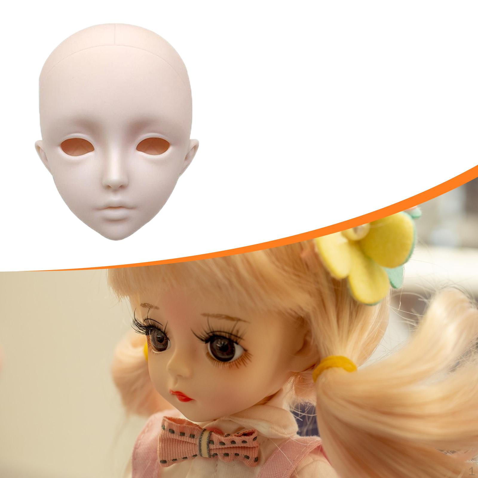 

1/3 BJD Doll Head DIY Toy Dolls Enthusiast Accessory Display for 24 inch Height 3D Bald Collection No Eyes with XF