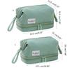 Large Travel Toiletry Cosmetic Bags Double Layer Portable Nylon Makeup Bags Storage Pouch for Women