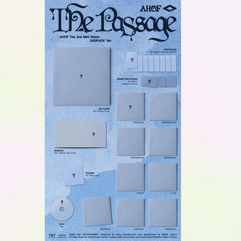 [Pre-order] AHOF - 2nd Mini Album [The Passage] DIGIPACK Ver.(Online Benefit)