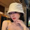 Bucket hat women's summer casual thin large brim showing face small sunscreen sunshade bucket hat