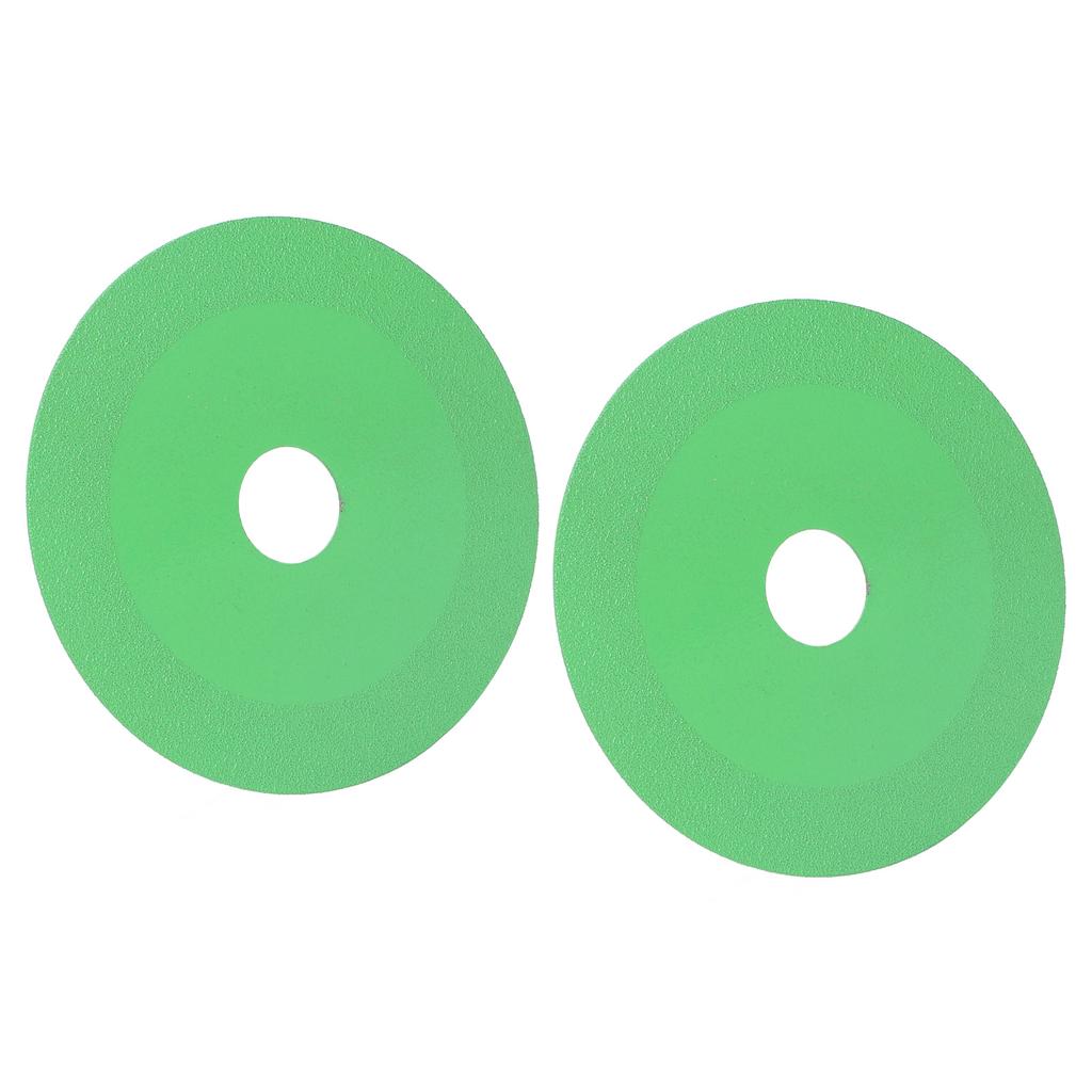 2 Sets Cutting Saw Blade for 100mm Angle Grinder High Hardness Heat Resistant Adamantine Saw Blade for Ceramic Glass