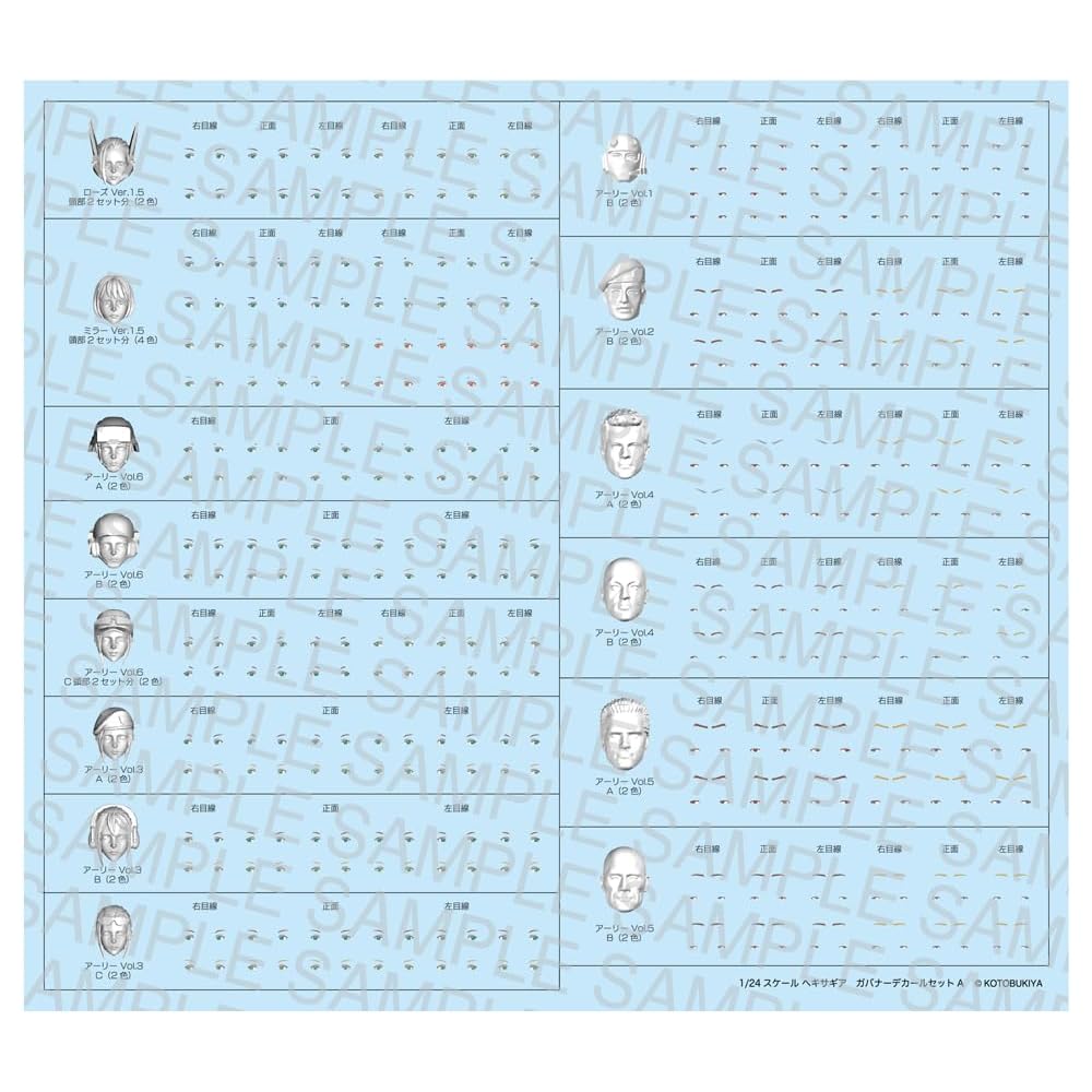 

Kotobukiya Hexagear Governor Decal Set A 1/24 Scale Plastic Model