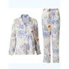 Widodo Thick Satin Pajamas Women Spring and Autumn Light Luxury High-End Silk High-Grade Modal Garden Summer Homewear