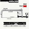 Heavy-Duty Deep Reach Quick-Release F-Clamp for Woodworking (240/300)
