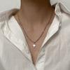 Star Pendant Necklaces Four-pointed Star Chokers Necklaces Hot Girl Women Y2k Jewelry Alloy Material Party Accessories