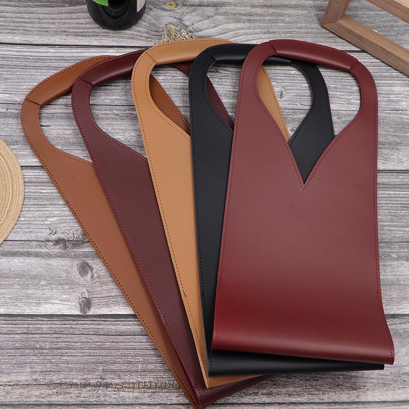 Retro PU Leather Red Wine Bag - Holiday Gift for Elders