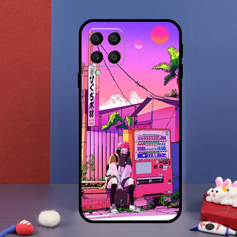 

Vaporwave Glitch Anime For Samsung Galaxy M31 M51 M33 M13 M23 M53 M15 M55 M14 M34 M54 M20 M30s M32 M52 Phone Case Samsung M53