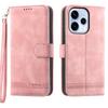 DIERFENG DF-03 For Oppo Reno15 5G (Global) / Reno15c 5G (China) Leather Case Lines Imprint Wallet Phone Cover with Wrist Strap