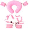 Adjustable Leg Spreader Restraint Pillow with Straps for Women Couples BDSM Bondage Training and Punishment Kinky Adult Sex Toys