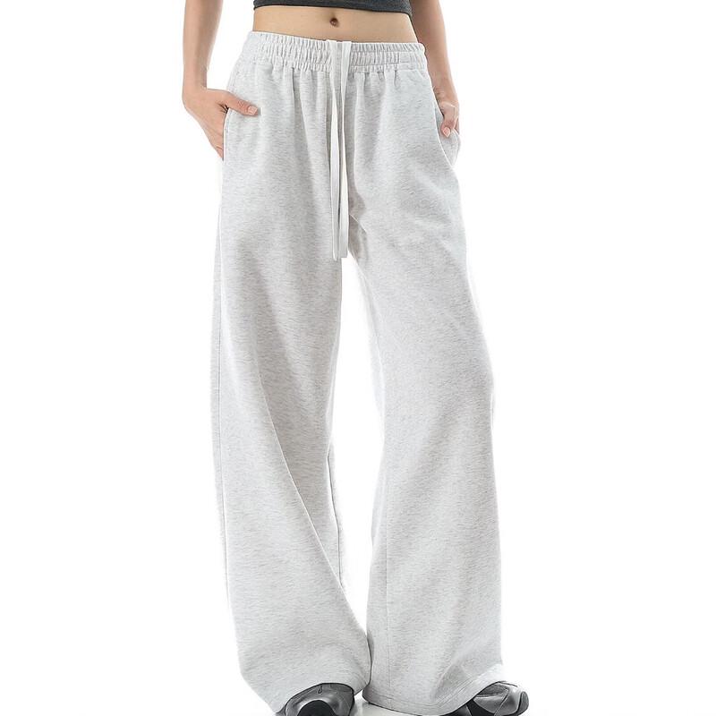 ICH MODE Women's Loose Drawstring Casual Trousers