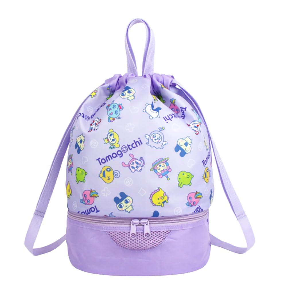 

Takanami Create Bonsack Tamagotchi Фиолетовая пляжная сумка 2-сторонняя [126297]