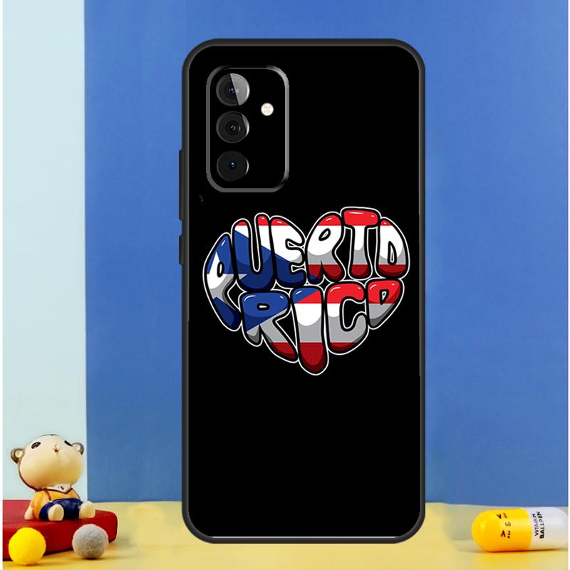 Puerto Rico Flag Case For Samsung Galaxy A56 A52 A53 A16 A26 A36 A55 A35 A15 A32 A12 A33 A13 A14 A34 A54 A17