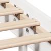 Solid Wood Bed without Mattress White 160x200 cm Pine Wood
