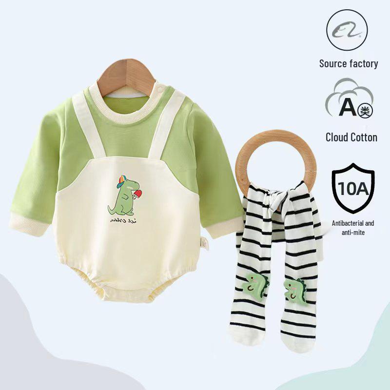 Baby Unisex Long Sleeve Bodysuit - Spring/Autumn Romper 90 cm