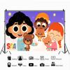 S-Super S-Simple Songs Cartoon Photographic Background, Children's Parties Background, Photo Session Sign