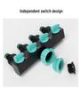 Car Wash 4/6-Point Diverter, 1" Faucet Connector, 5-Way with Ball Valve