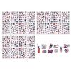 24 Sheets Independence Day Decorative Sticker Waterproof Sticker For Notebook Luggage Gift Packaging Decoration