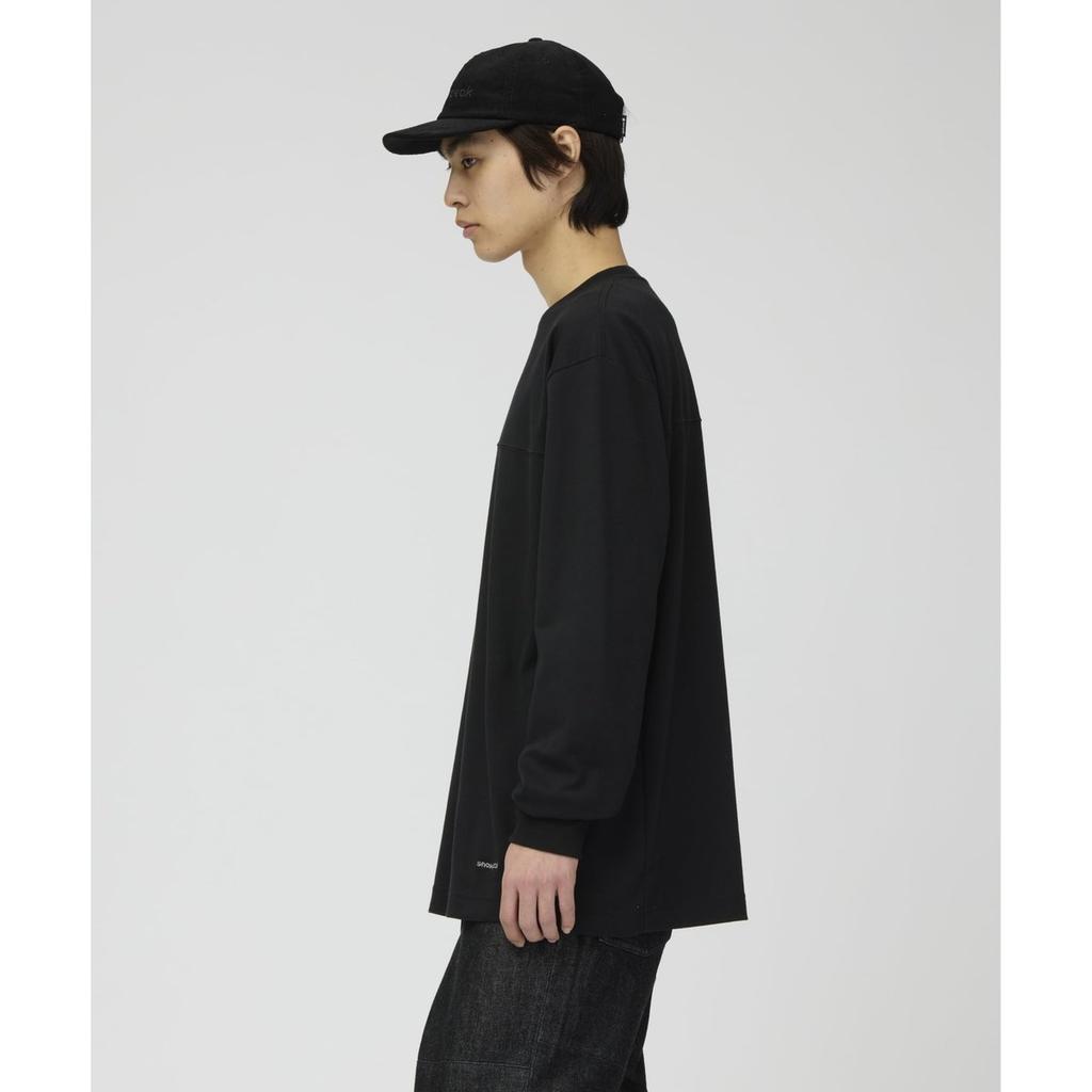 Snow Peak Stain Repellent Long Sleeve Pullover Black L Cotton Polyester Outdoor Casual Shirt